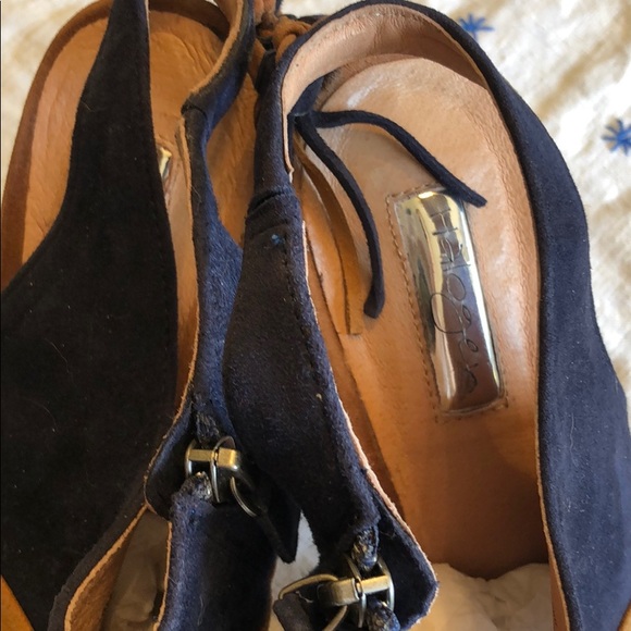 Halogen Suede Stacked Heels - Picture 8 of 8